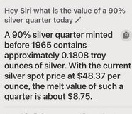 Silver 90 Percent Quarters 1930's to 1964  (211) coins available in Okinawa, Japan