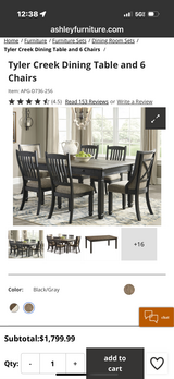 Ashley Tyler Creek Dinning Room Set in Chicago, Illinois