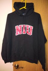 NIU Mens Unisex Hoodie in Plainfield, Illinois