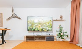 TLA/TDY modern 3BR 2BA w/ heated floors, patio & BBQ grill, 3min to RAB [ref: F24A] in Ramstein, Germany