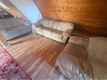 Free Couch, love seat, and chair. in Ramstein, Germany