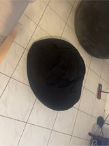 small black bean bag chair in Ramstein, Germany