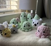 Handmade amigurumi plushies in Jacksonville, Florida