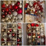 Christmas ornaments collection with box in Stuttgart, GE