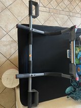 Exercise over the door bar in Alamogordo, New Mexico