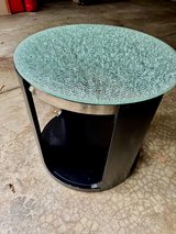 Glass-Top Center Table — Shattered Design in Naperville, Illinois