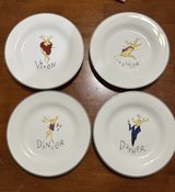 4 Christmas plates in Kingwood, Texas