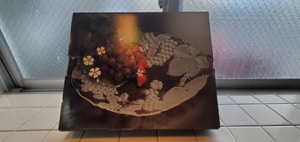 Glass Oval Dessert Platter in Okinawa, Japan