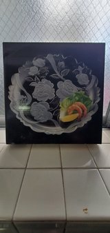 Glass Platter 14” in Okinawa, Japan