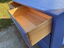 Boys blue 6 drawer dresser - solid oak in Kingwood, Texas