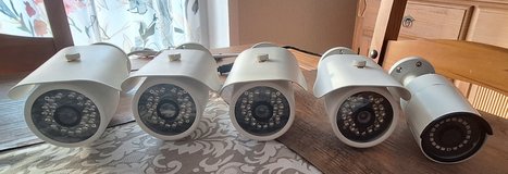 5 PoE Outdoor Surveillance Cameras in Spangdahlem, Germany