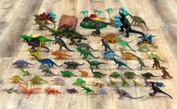 LARGE Dinosaurs Toy Lot - 60+ Pieces - Assorted Vinyl/Rubber/Plastic - Various Sizes in Aurora, Illinois