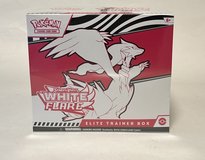 New Pokemon WHITE FLARE Elite Trainer Box 100% Authentic unopened in Kingwood, Texas