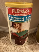 vintage Lincoln logs in The Woodlands, Texas
