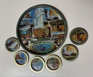 Vintage Yellowstone tray set in Byron, Georgia