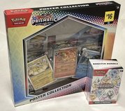 NEW set of 2 POKEMON Prismatic Evolutions Poster Collections + Booster Bundle in Kingwood, Texas