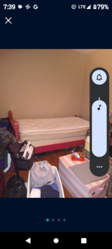 Full size bed with box spring and mattress in Houston, Texas