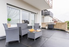 TLA/TDY modern 3BR 2BA w/ heated floors, patio & BBQ grill, 3min to RAB [ref: F24A] in Ramstein, Germany