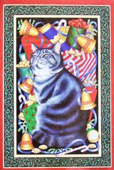 Swedish Christmas cards with cats set in Okinawa, Japan