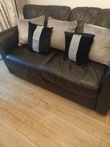 leather bed sofa  bed in Lakenheath, UK