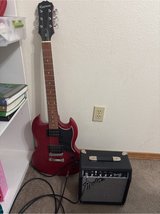 Electric Guitar with Amp in Fort Carson, Colorado
