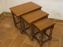 oak nesting tables, 3 pcs in Ramstein, Germany