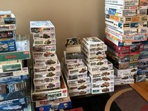 Model kits of various scales in Shorewood, Illinois
