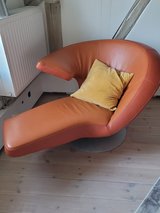 LEOLUX Design Leather Armchair (almost new) in Ramstein, Germany