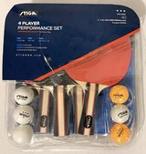 New! open pkg - Stiga Performance Table Tennis - 4 Player Ping Pong Set in Naperville, Illinois