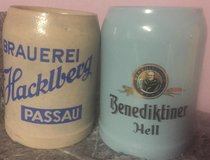 Hacklberg and Benediktiner .5-Liter Beer Steins in Grafenwoehr, GE