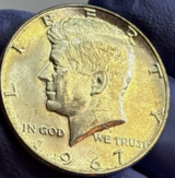 1967 Kennedy Half Dollar (40% Silver) in Grafenwoehr, GE