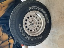 Jeep rims, 15" - 10" deep chrome, w 5 hole pattern in Alamogordo, New Mexico