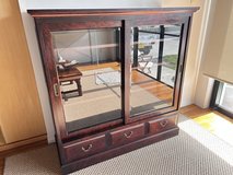 Vintage Japanese Wood Cabinet in Okinawa, Japan