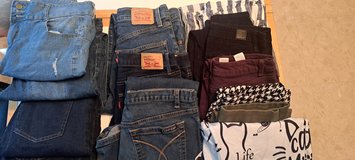 Pants size Large. Various numbers that equivalent to L in Okinawa, Japan