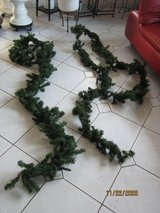 green garlands in Ramstein, Germany