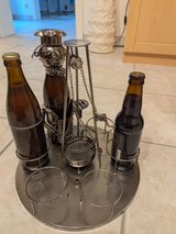 Beer bottle display in Mannheim, GE