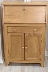 SOLID WOOD CABINET small Writer's Desk / Make Up Vanity in Huntington Beach, California