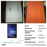 Samsung Galaxy tab a9 plus w/case in Leesville, Louisiana