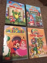4 Mario cartoon dvds in Beaufort, South Carolina