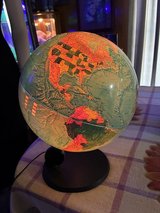 Vintage lighted globe in Warner Robins, Georgia