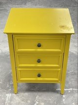 Accent table 3 drawer Bohemian yellow in Conroe, Texas