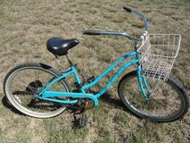 Bike Phat Sea Breeze bicycle beachcruiser 26" beach cruiser, blue, single speed, coaster brake in Oceanside, California