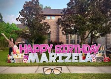 Yard sign rentals in Conroe, Texas