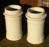 PAIR OF CHIMNEY POTS in Lakenheath, UK