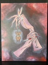 Original Acrylic Painting- Submissive Assassin in Okinawa, Japan