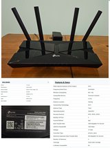 Archer AX20 (AX1800 Dual Band Wi-Fi 6 Router) in Camp Lejeune, North Carolina