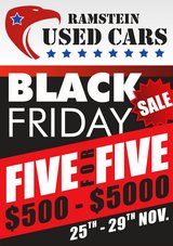 BLACK FRIDAY SALE! - 25th - 29th November in Grafenwoehr, GE