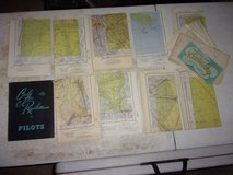 Vtg Pilot Lesson Manual/Maps in Warner Robins, Georgia