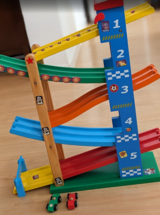 Wooden Race Car Toy in Okinawa, Japan