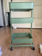 green vanity cart in Okinawa, Japan